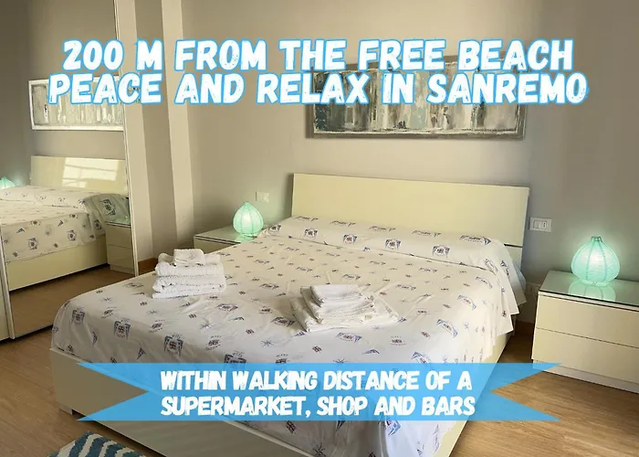 2 Min Walk To The Beach In The Centre Of Sanremo
