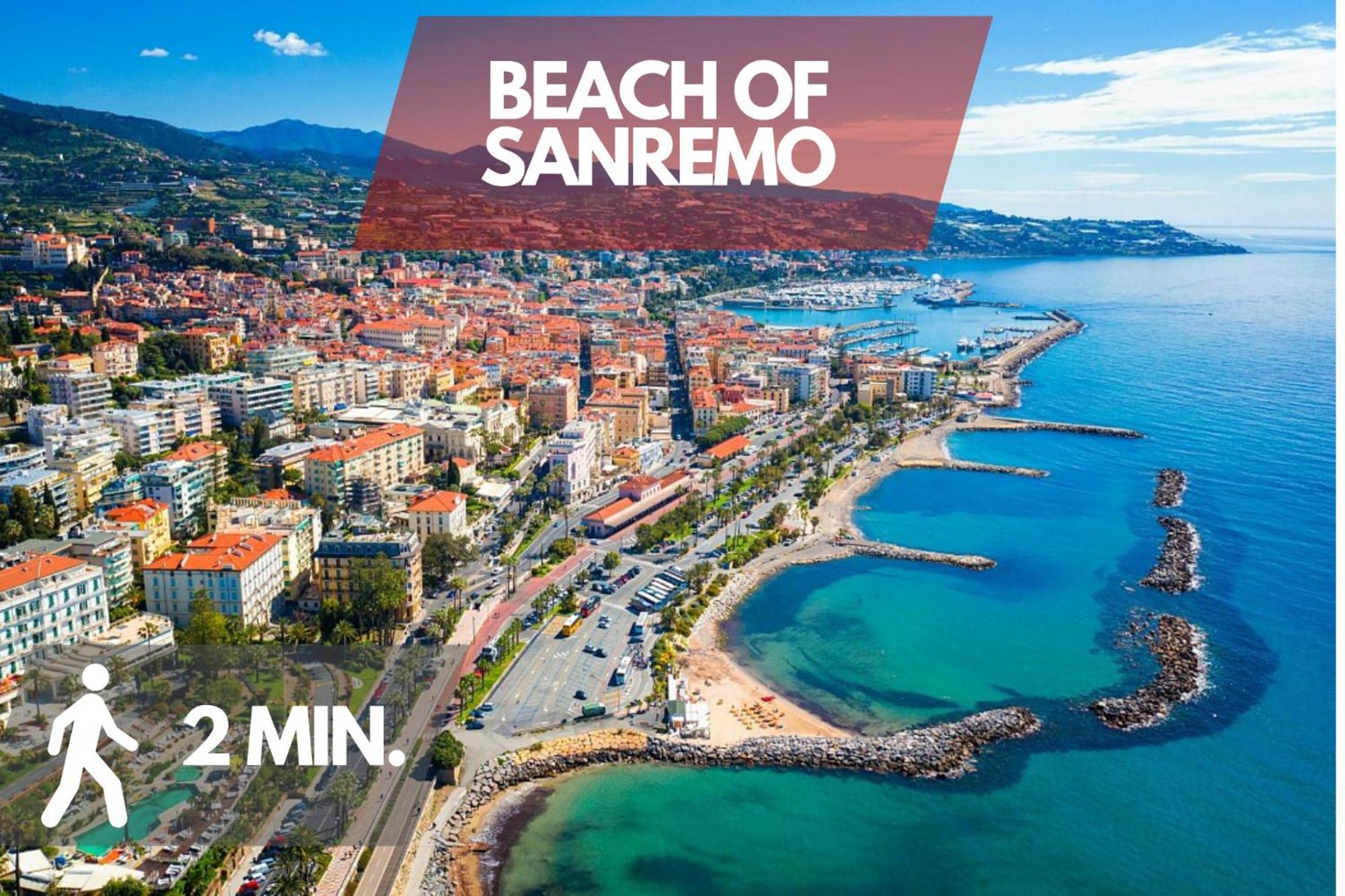 2 Min Walk To The In The Centre Of * Sanremo